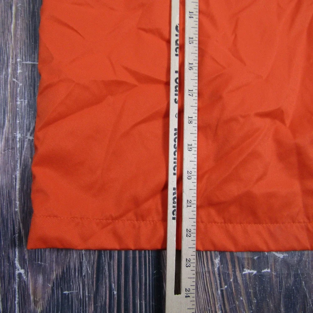 Nike Windbreaker Jacket Women S Orange Grey Colorblock Full Zip Hooded 00194